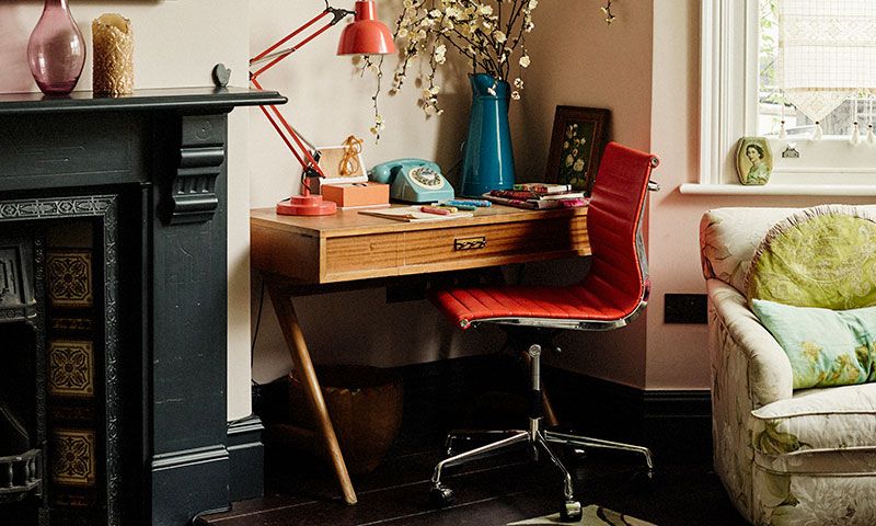 Convierte Tu Espacio De Trabajo En Casa En Un Acogedor Rincon Vintage