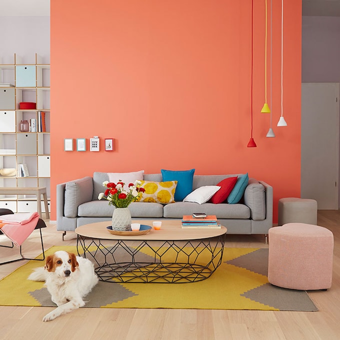 Ideas de decoración con 'Living Coral', el color Pantone 2019