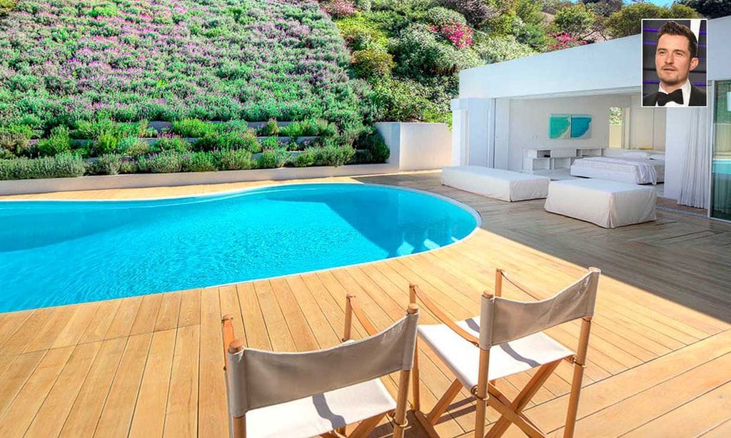 Entramos en la mansión minimalista que Orlando Bloom vende en Beverly Hills