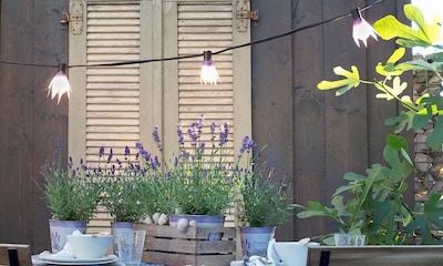 Ideas para decorar con bombillas tu terraza o jardín