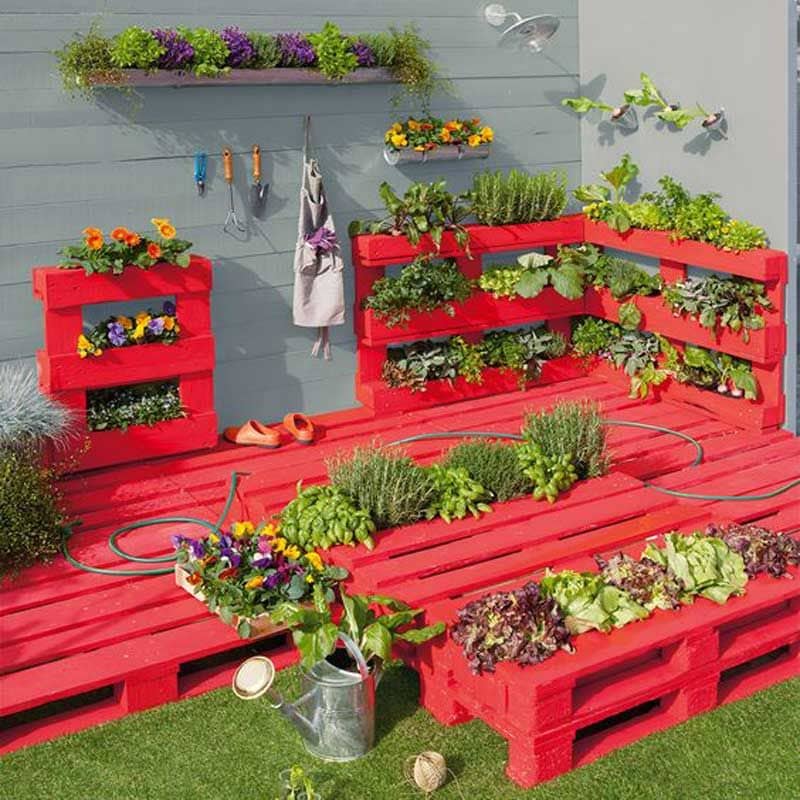 Ideas para decorar tu jardín, patio o terraza con palets - Foto 1