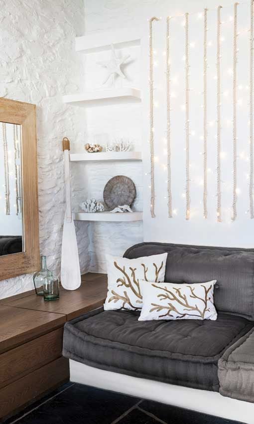 Decorar la casa de la playa Adornos que suman
