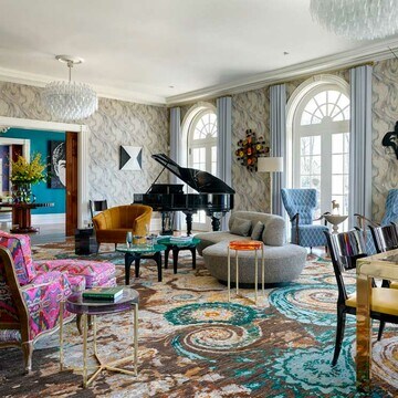 Una casa ecléctica, ‘arty’ y colorida, tan bella como atrevida