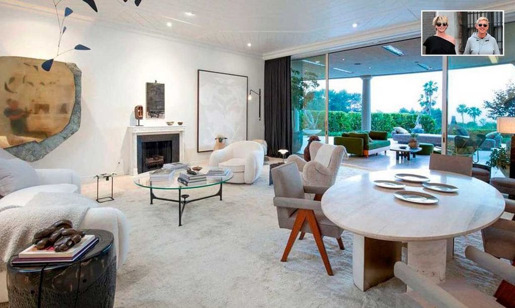 Descubre cómo han decorado Ellen DeGeneres y Portia De Rossi su mansión de Beverly Hills