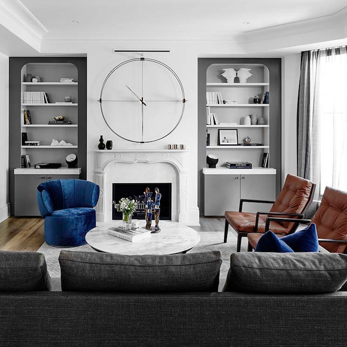 10 ideas para hacer acogedor un salón decorado en tonos grises