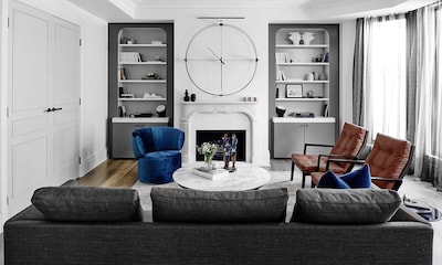 10 ideas para hacer acogedor un salón decorado en tonos grises