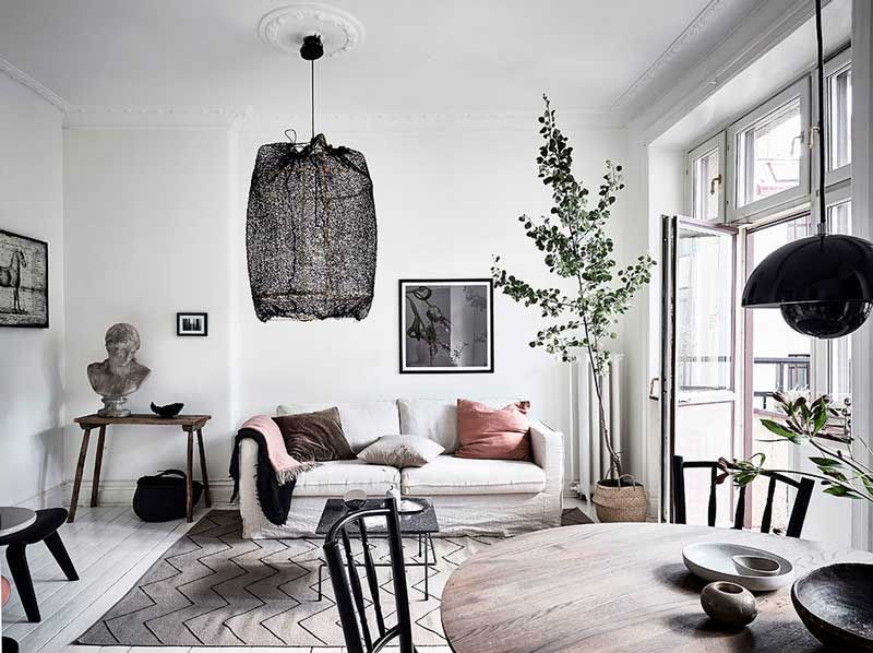 Decoración de salones: 10 claves para decorar un salón nórdico - Salon NorDico 4a A