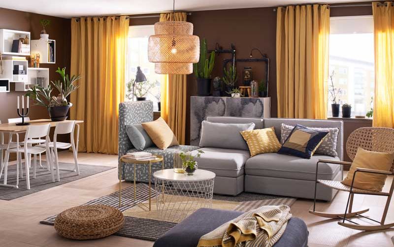 Muebles de salón Mesa de centro y sofá, parejas perfectas