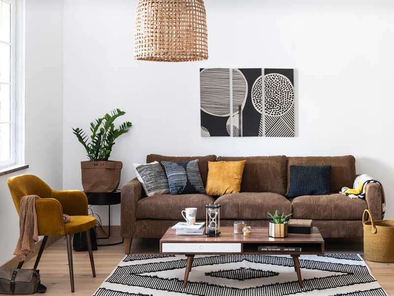 Muebles de salón Mesa de centro y sofá, parejas perfectas para tu