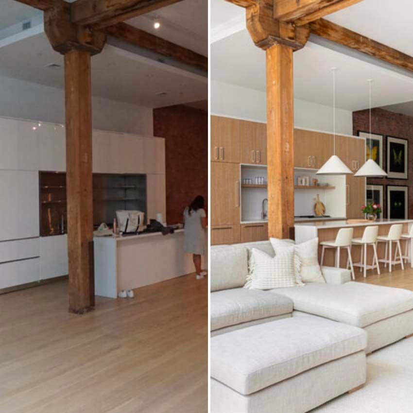 Decoracion De Interiores El Antes Y El Despues De Diferentes