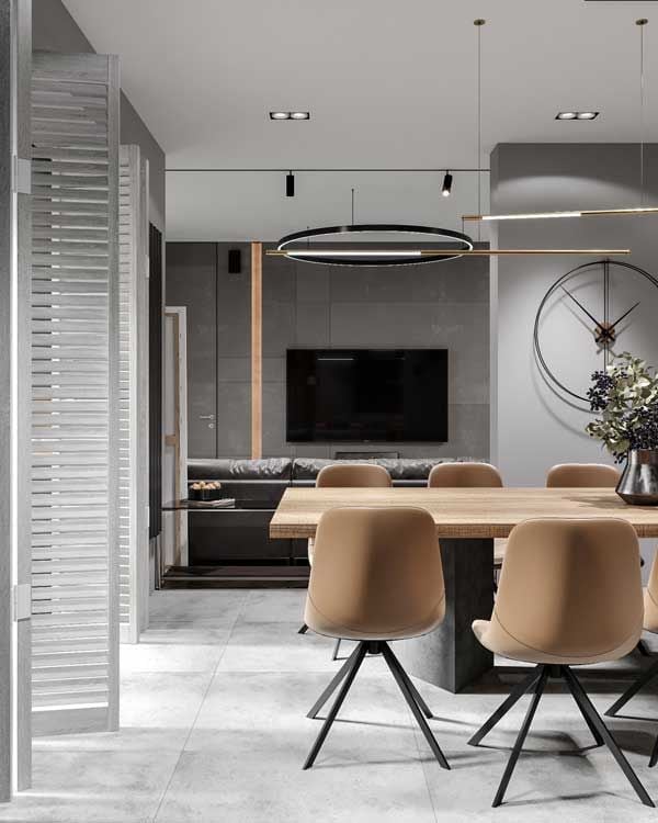 Decoracion De Interiores Una Casa Familiar Minimalista Moderna Y Urbana Foto 1