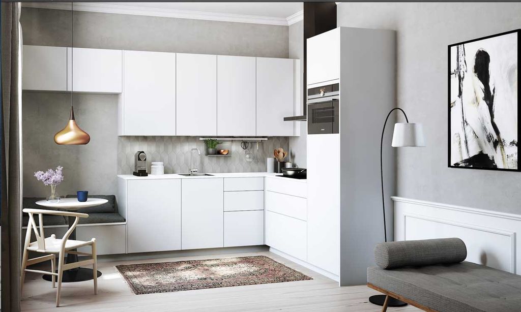 Cómo hacer crecer los metros y la funcionalidad de una cocina pequeña