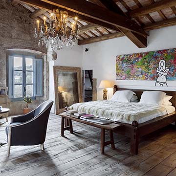 Decoracion De Interiores Una Casa De Campo De Piedra Rustica Y Estilo Vintage Con Mucho Encanto Foto 1
