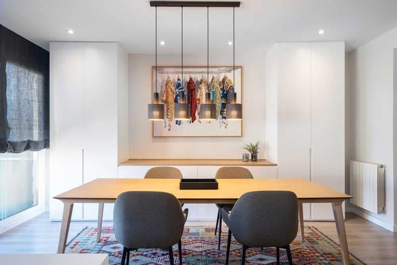 claves para iluminar bien el comedor