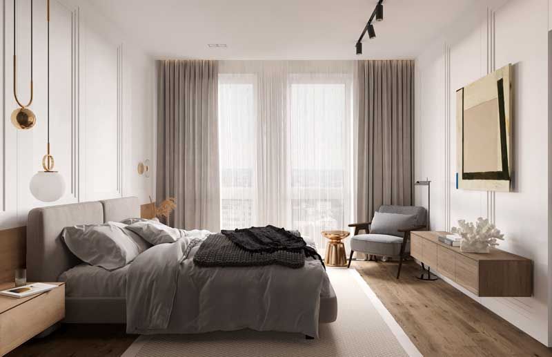 elegir las cortinas de tu dormitorio