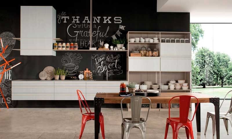 Actualizar la cocina 7. Deja que las paredes hablen