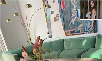 La colorida casa de Emily Ratajkowski en Los Ángeles