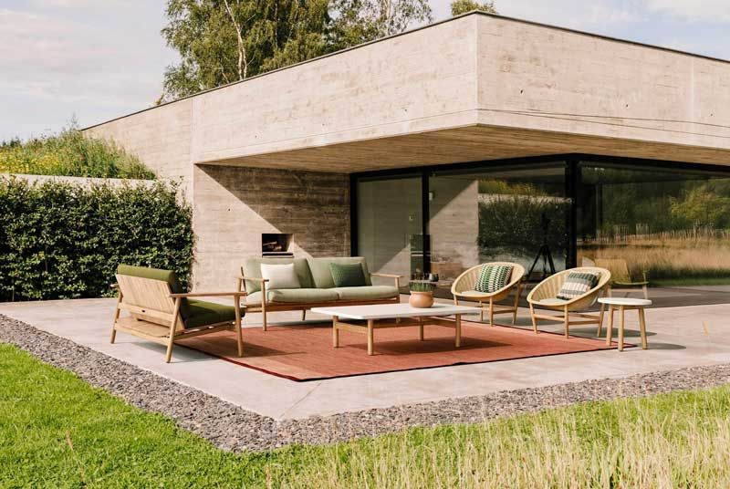 Alfombras para crear un ambiente confortable en tu terraza o jardín