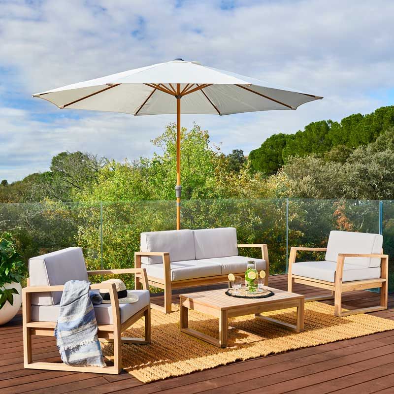 Alfombras para crear un ambiente confortable en tu terraza o jardín