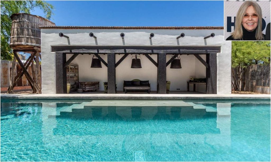 Diane Keaton pone a la venta su mansión rústica de Tucson (Arizona)