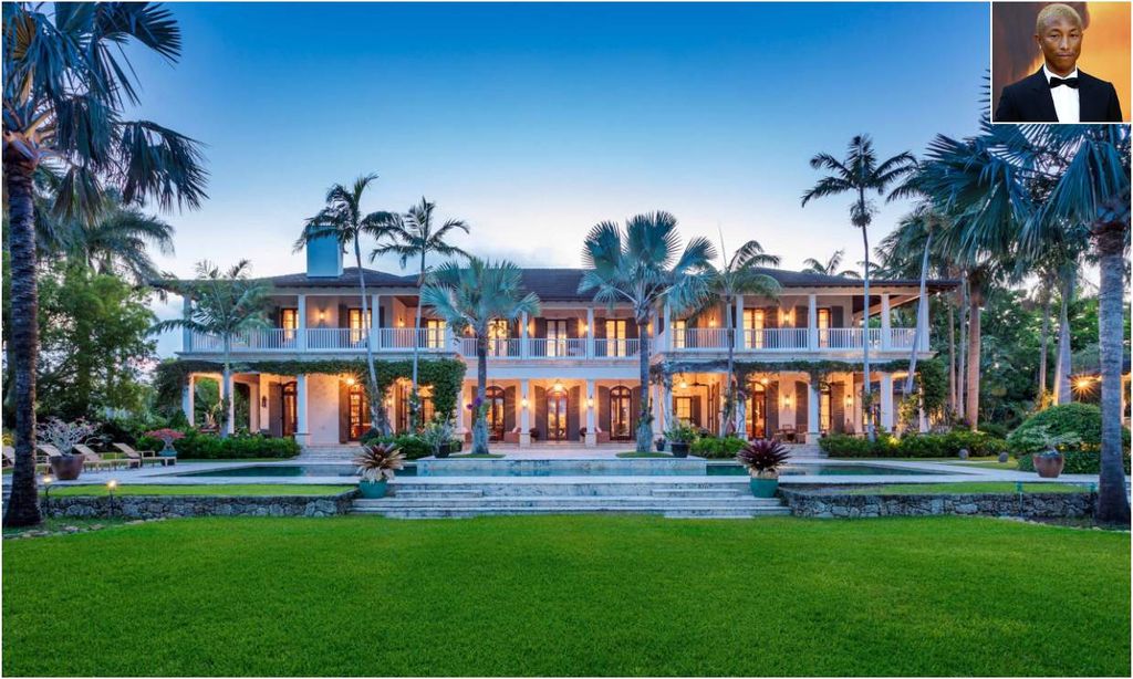 Recorremos la espectacular mansión de Pharrell Williams en Miami