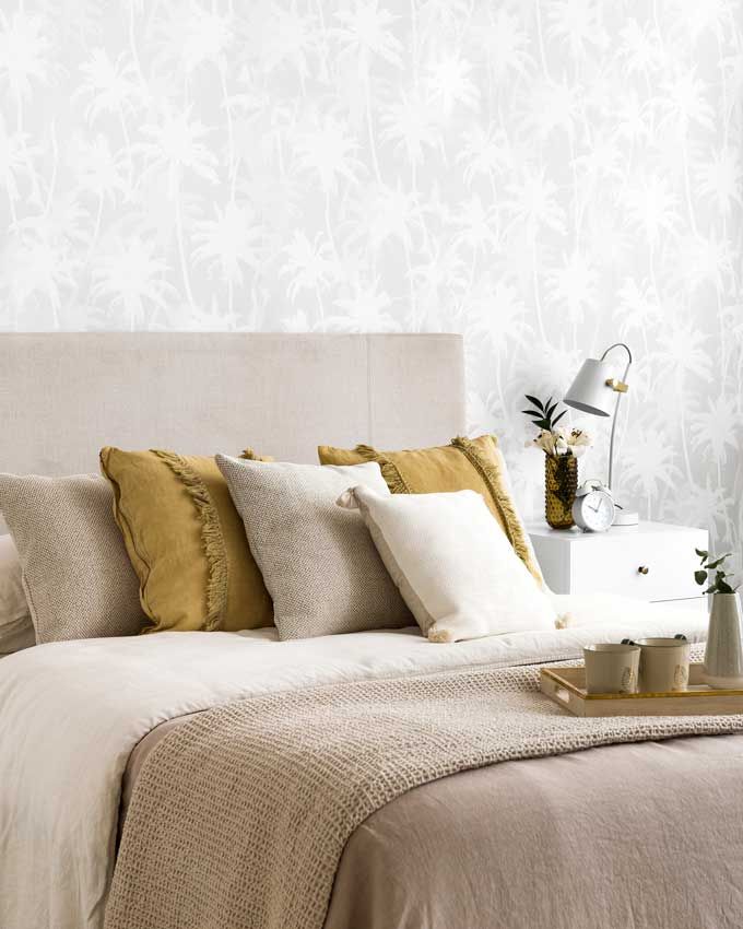 Habitaciones Con Papel Pintado Y Pintura / Combinar El Empapelado Con