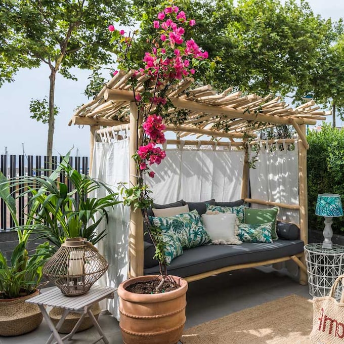 Una casa de fin de semana con una decoración al más puro estilo mediterráneo