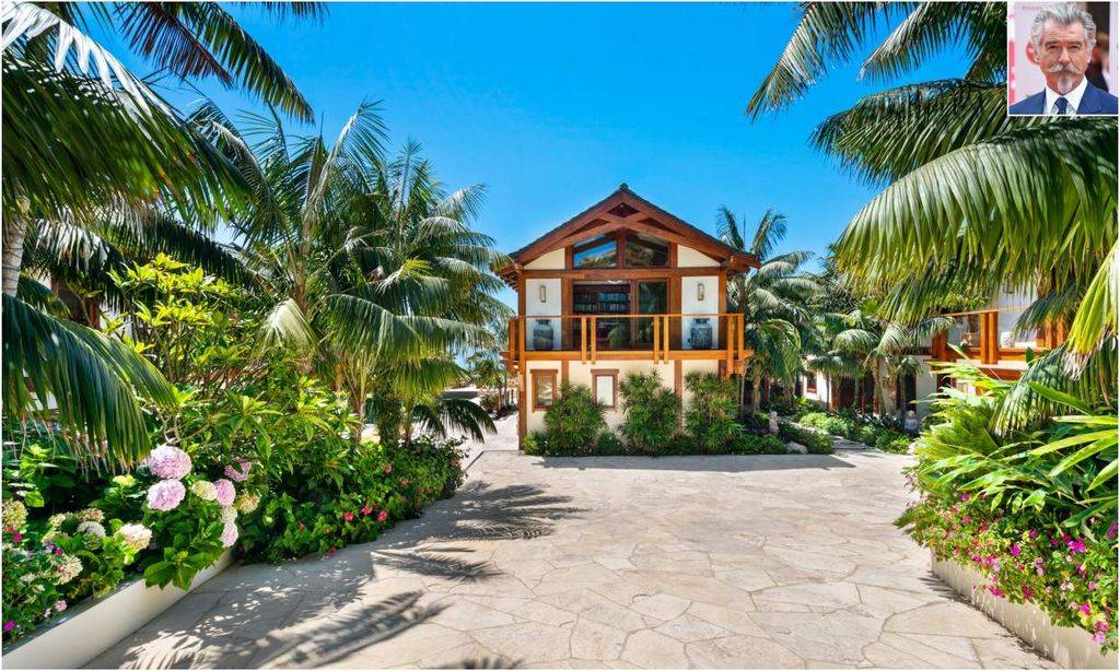 Entramos en la mansión, inspirada en James Bond, que Pierce Brosnan ha puesto a la venta