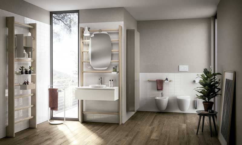Ideas de decoración para independizar el WC en el cuarto de baño - Foto 3