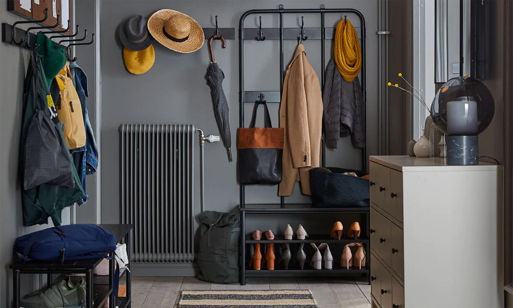 10 ideas de almacenaje para organizar el recibidor de tu casa