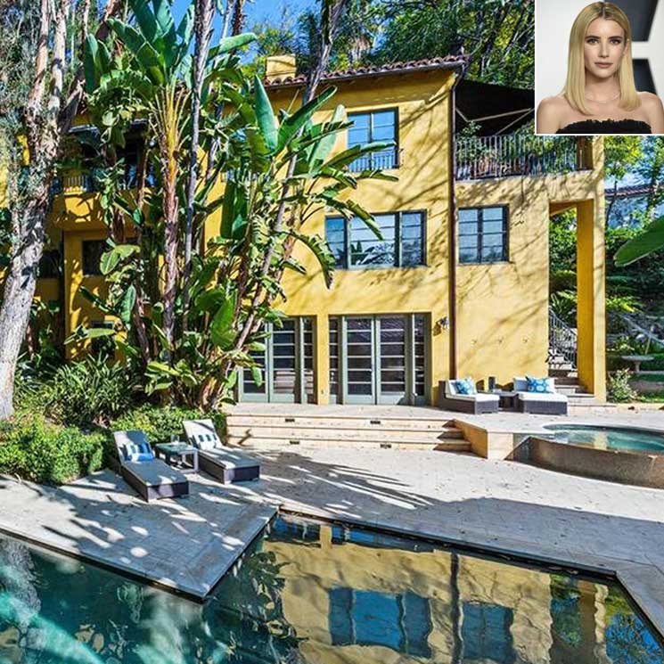 Emma Roberts se despide de su colorida villa mediterránea en Los Ángeles