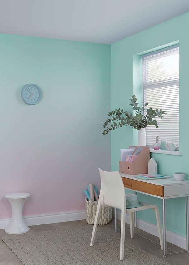 Pinta tus paredes con efecto degradado Foto 1