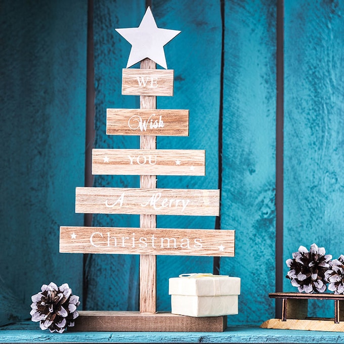 Las mejores ideas para hacer tu propio árbol de Navidad con madera 