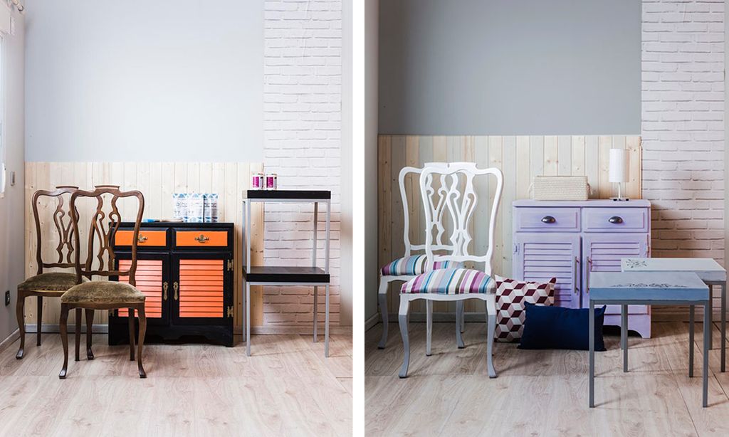 Cómo renovar un mueble con 'milk paint' o pintura de leche