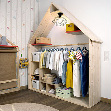 Construye un armario ropero muy decorativo para la habitación los niños - Foto 1