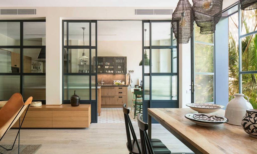 Puertas correderas de diseño espectacular para la cocina