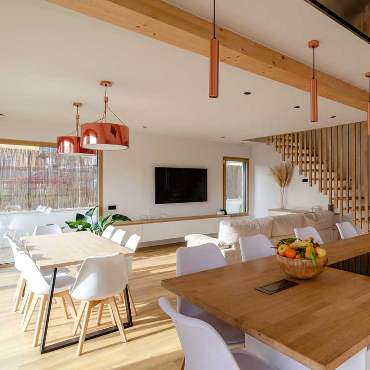 Blanco & madera: la combinación estrella del estilo nórdico se instala en casa 