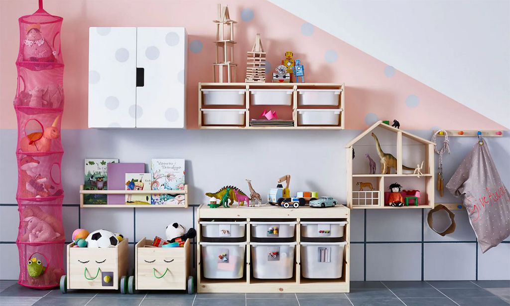 Ideas prácticas para guardar los juguetes de los niños en su habitación