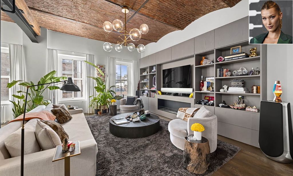 Descubrimos el elegante dúplex neoyorquino de Bella Hadid
