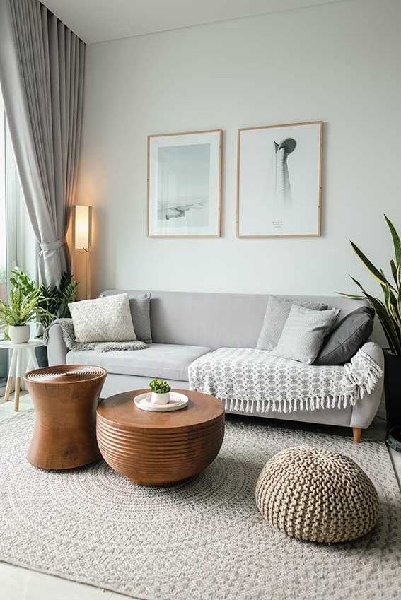 cojines sofa gris
