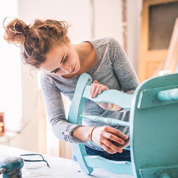 Cómo pintar un mueble con pintura a la tiza - Foto 1