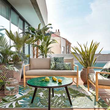Ideas funcionan para decorar con plantas la terraza - Foto 1