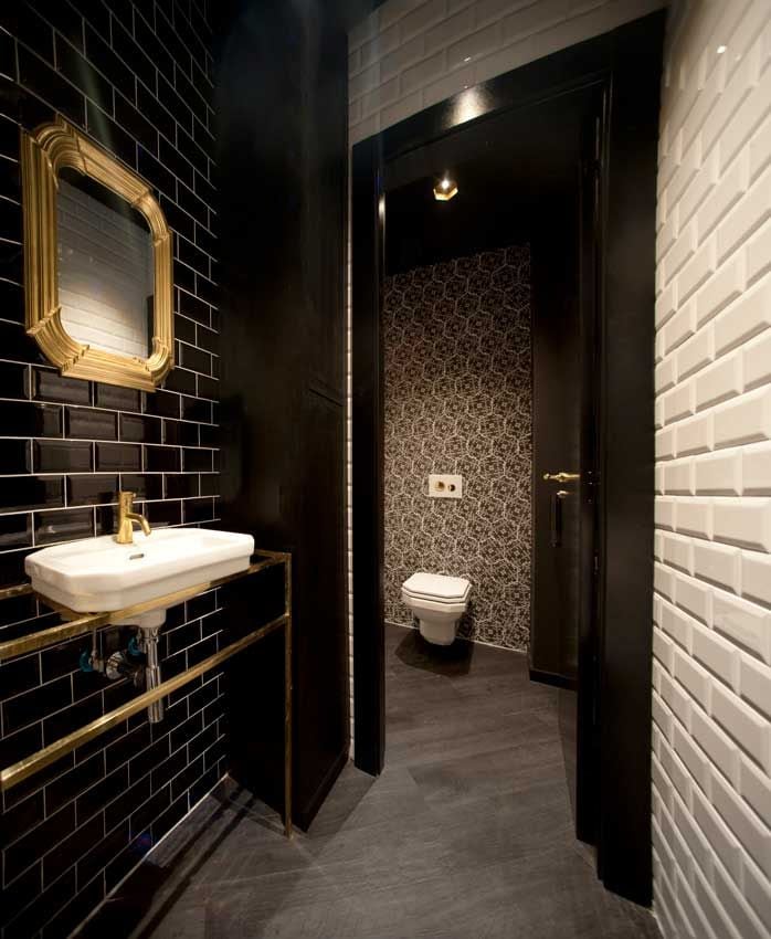 10 baños sorprendentes con decoración en dorado - Foto 1