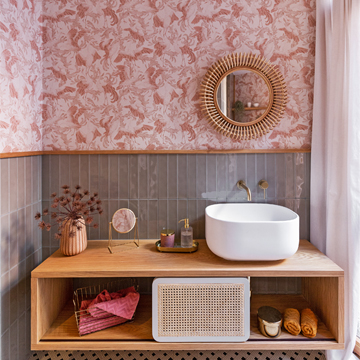 Ideas ingeniosas para introducir el color en la decoración del baño