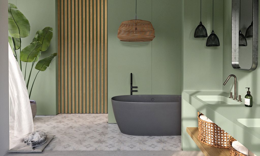 Ideas ingeniosas para introducir el color en la decoración del baño