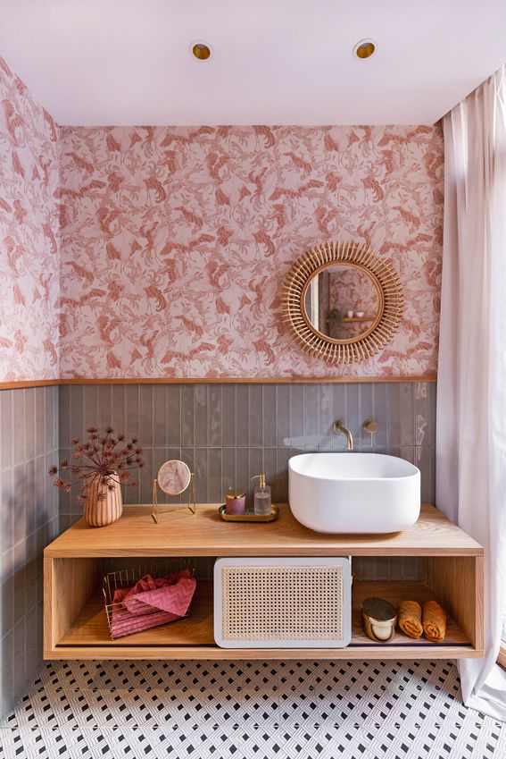 Ideas ingeniosas para introducir el color en la decoración del baño