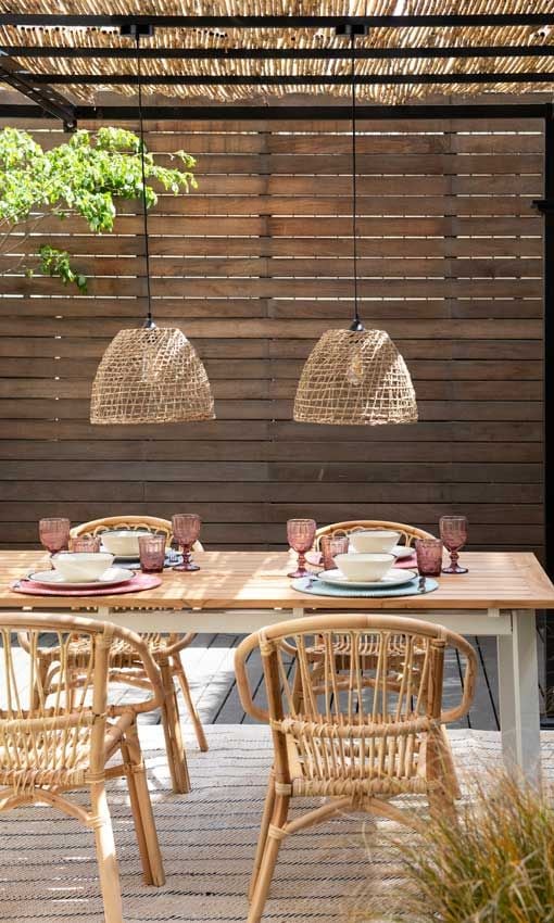 Las lámparas de fibras naturales son tendencia de decoración - Foto 1