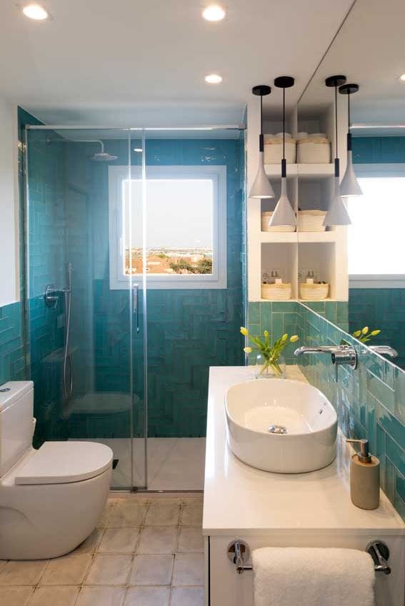 Cómo combinar los azulejos del baño - Foto 1