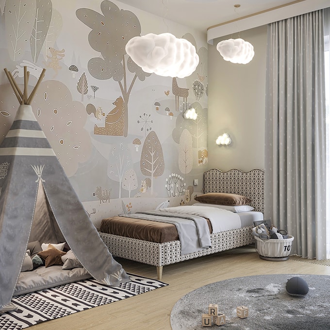 Vuelta al cole: 10 ideas para decorar las paredes de una habitación infantil