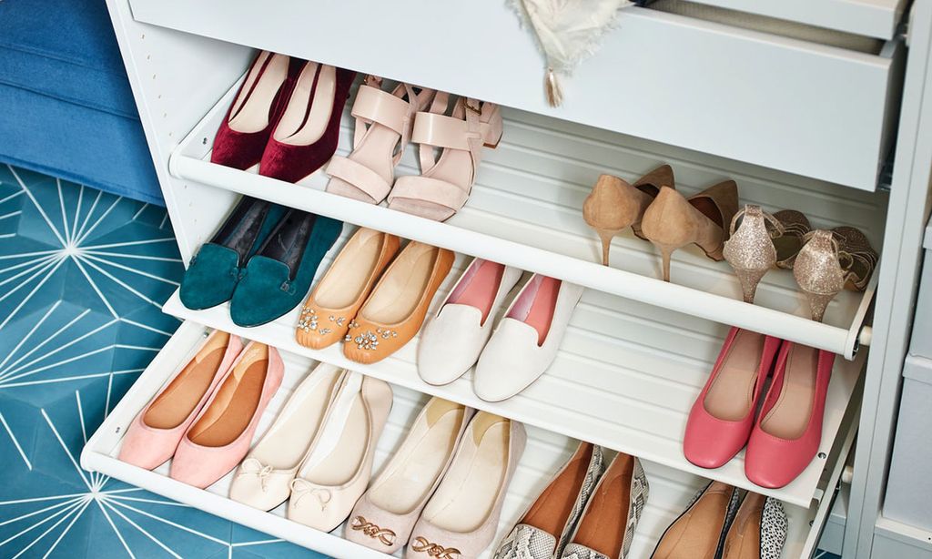 Ideas para organizar los zapatos a la vista o fuera de ella